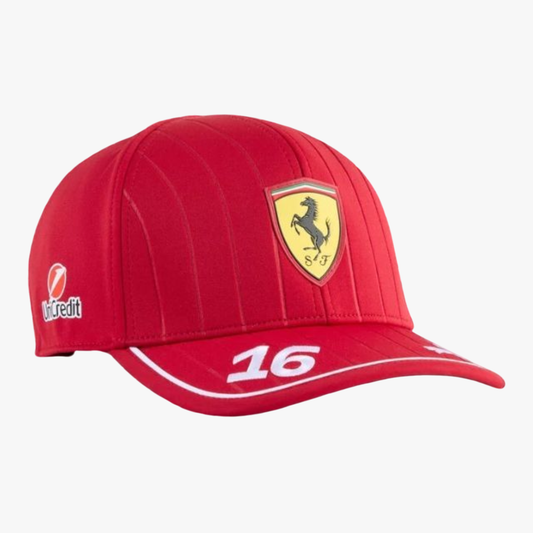 Scuderia Ferrari F1
Boné de piloto Charles Leclerc PUMA 2025