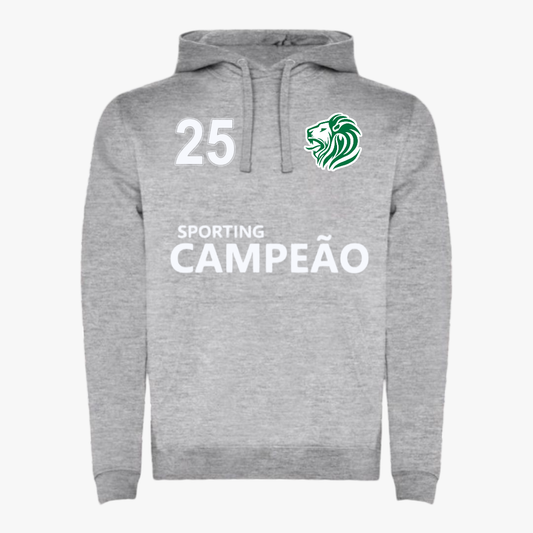 Sporting - Sweat-shirt com capuz - Cinza