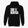 Benfica - Sweat-shirt com capuz - Preta
