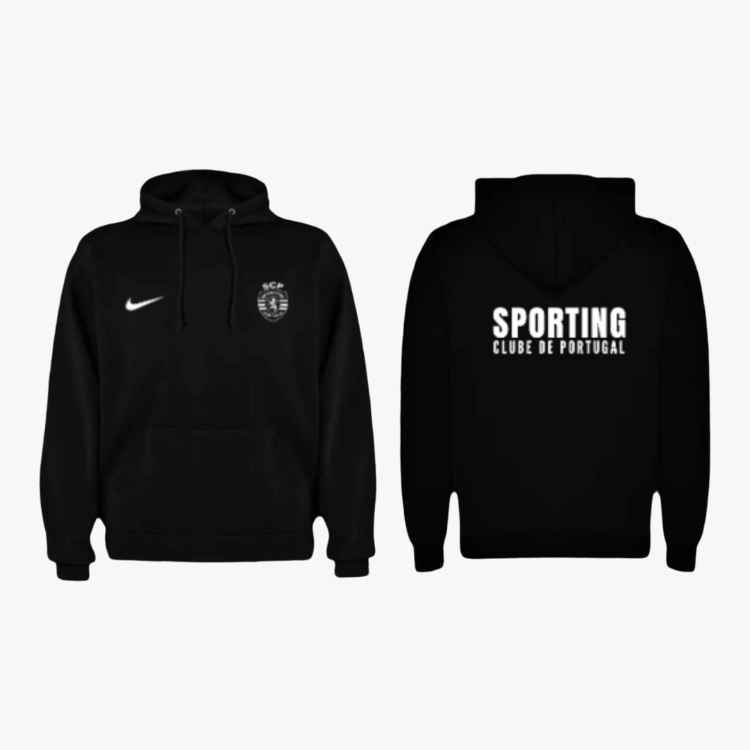 Sporting - Sweat-shirt com capuz - Preta