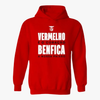 Benfica - Sweat-shirt com capuz - Vermelha