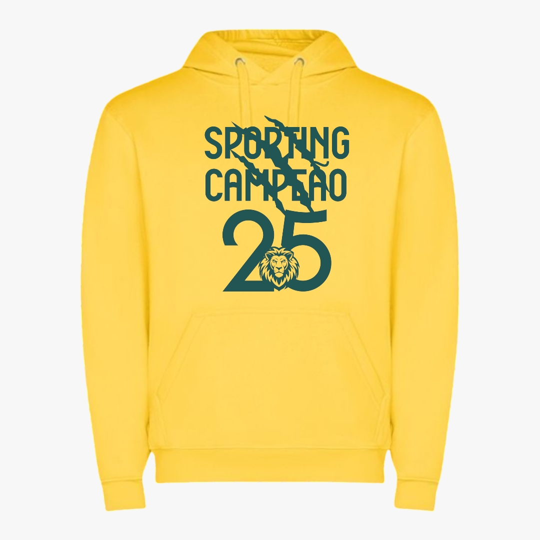 Sporting - Sweat-shirt com capuz - Amarela