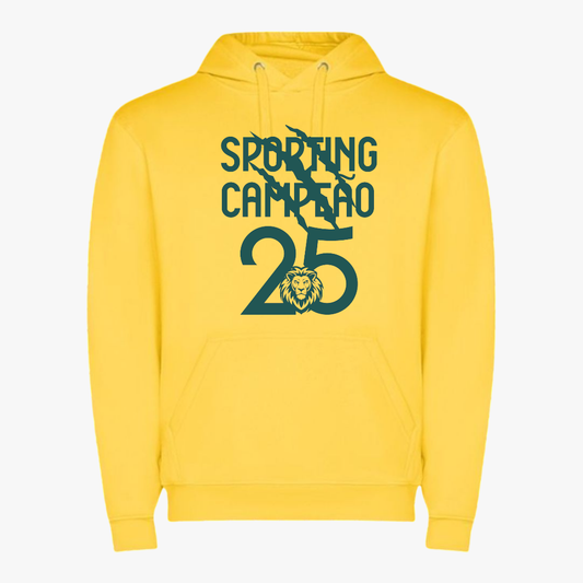 Sporting - Sweat-shirt com capuz - Amarela