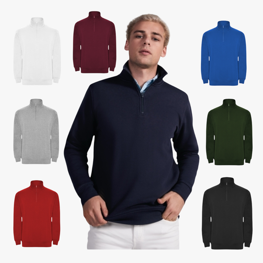 Sweat com meio fecho e gola alta - Ref 1109 - Aneto
