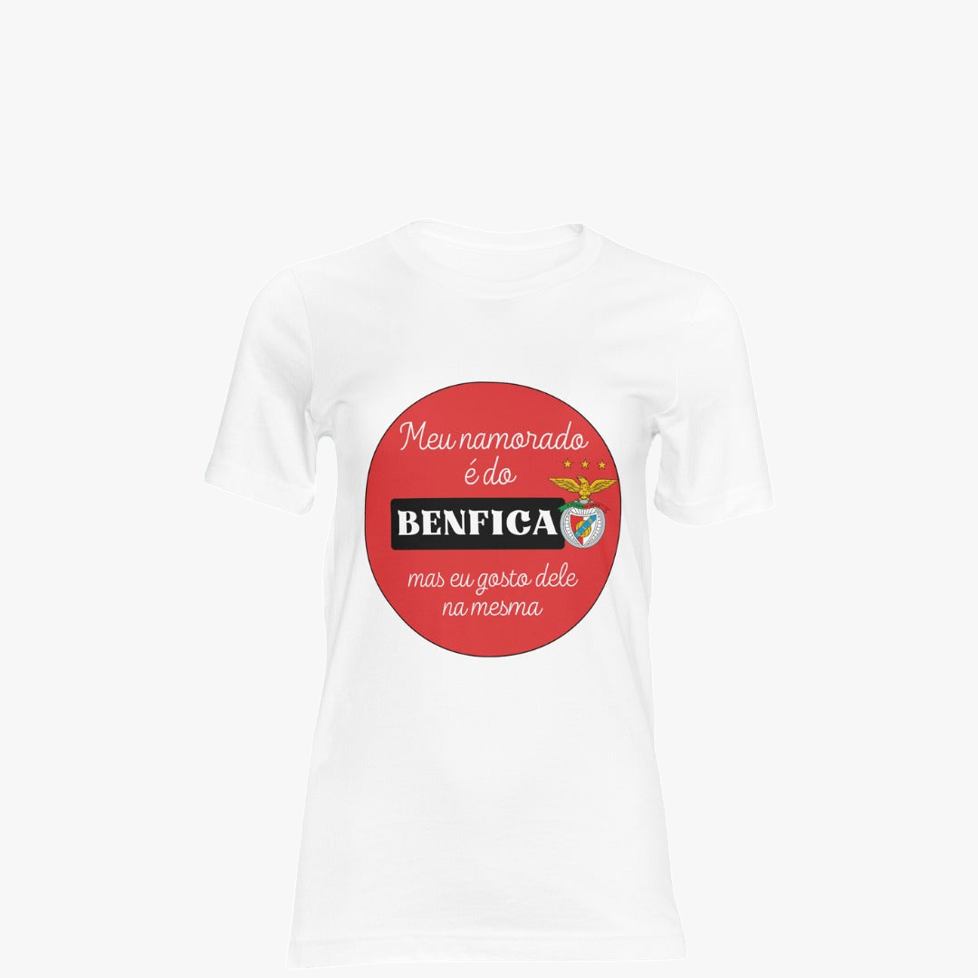Benfica - T-shirt Branca / Vermelha / Preta