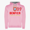 Benfica - Sweat-shirt com capuz - Rosa
