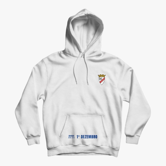 1° Dezembro - Sweat-shirt com capuz - Branca