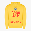 Benfica - Sweat-shirt com capuz - Amarela