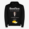 Benfica - Sweat-shirt com capuz - Preta
