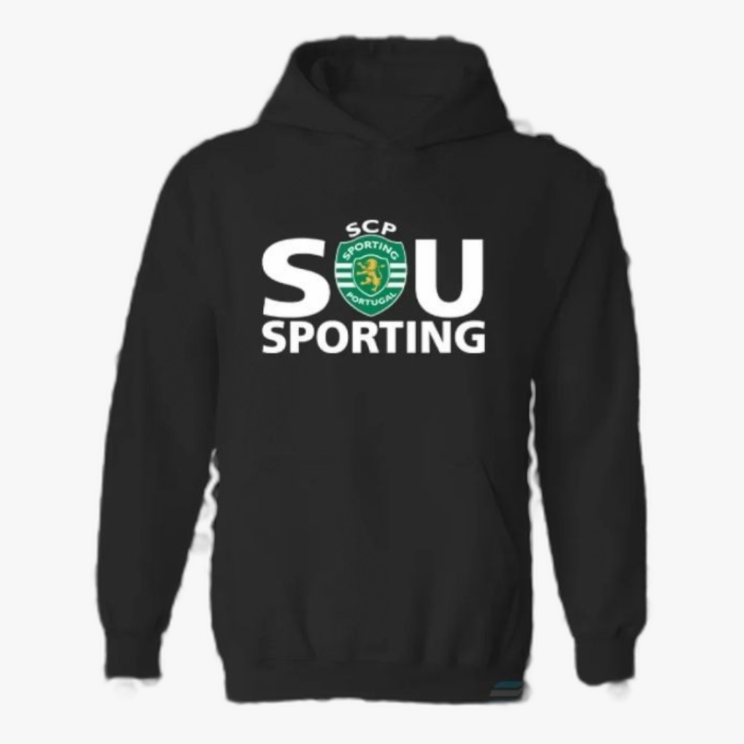 Sporting - Sweat-shirt com capuz - Preta