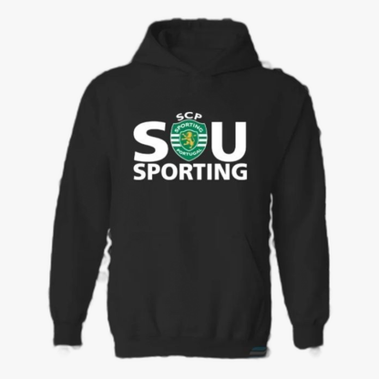 Sporting - Sweat-shirt com capuz - Preta