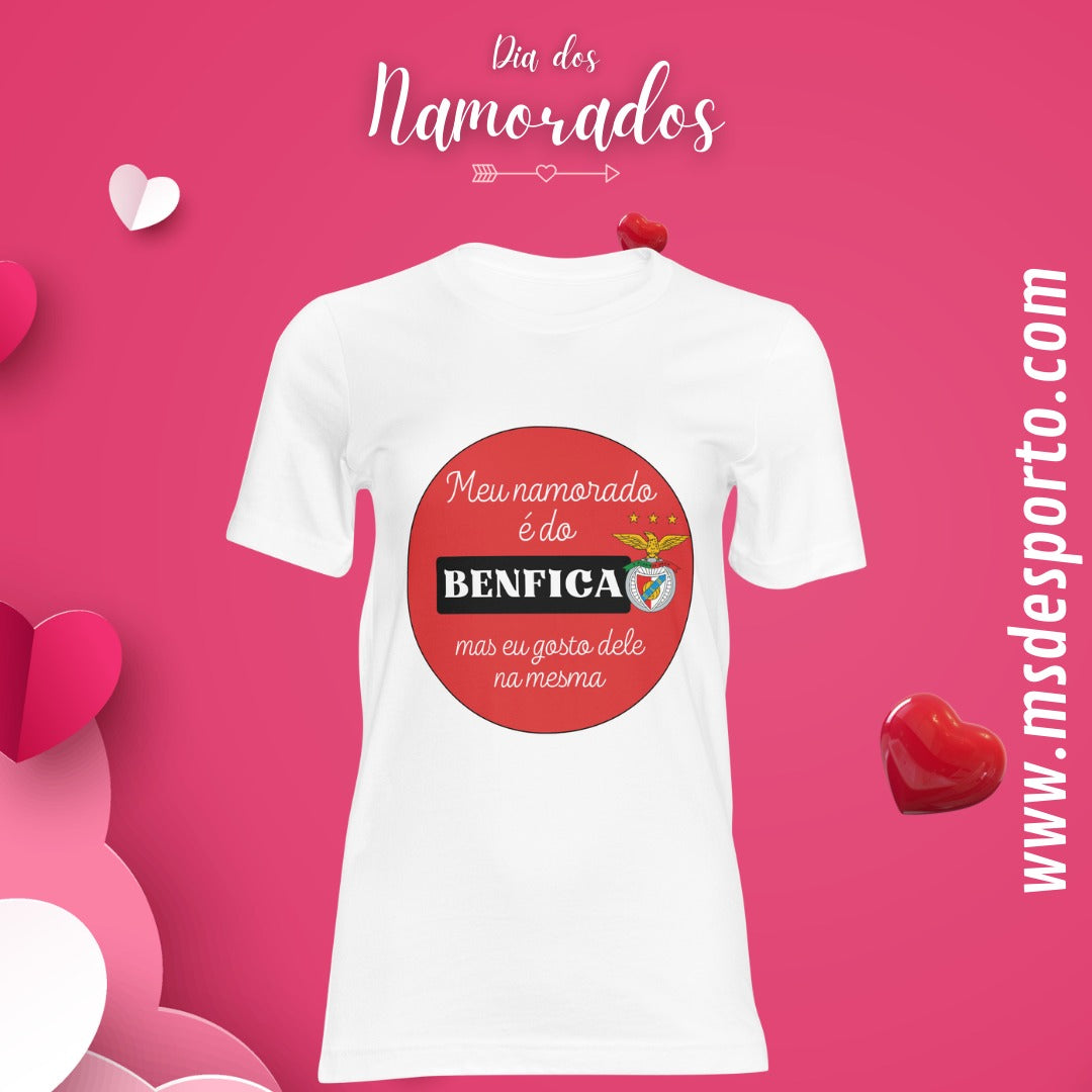 Benfica - T-shirt Branca / Vermelha / Preta