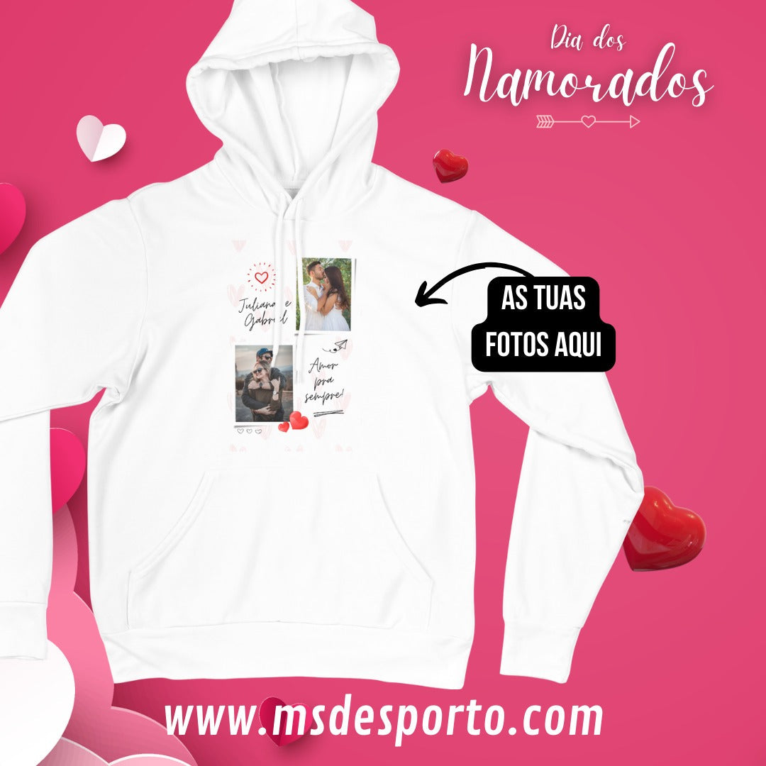 Sweat-shirt com capuz - Branca