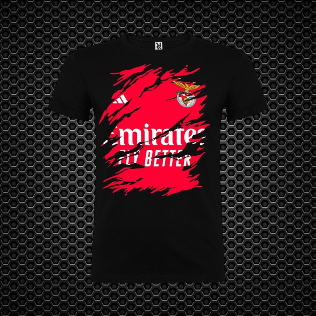 Benfica - T-shirt Preta