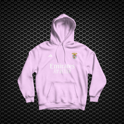 Benfica - Sweat-shirt com capuz - Rosa
