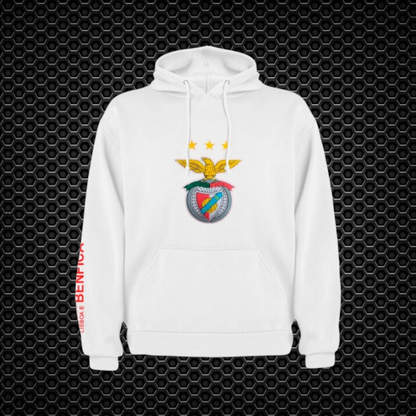 Benfica - Sweat-shirt com capuz - Branca