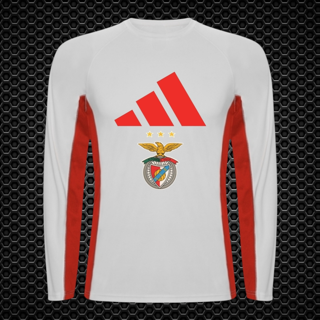 Benfica - Camisola técnica de manga comprida raglan - Ref 6670 - 0160
