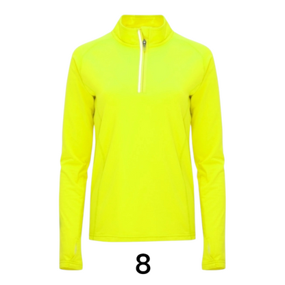 Ref. 1114 - Melbourne woman - Camisola técnica de manga comprida raglan, com meio fecho