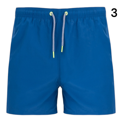 Ref. 6708 - Balos- Calção de banho com detalhes em contraste e dois bolsos laterais