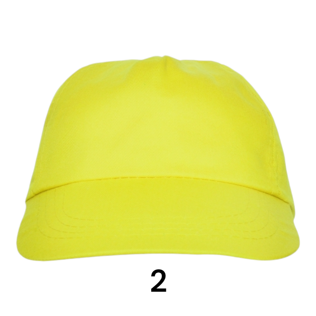Ref. 7000 - Basica - Chapéu de 5 painéis e 2 furos de ventilação bordados