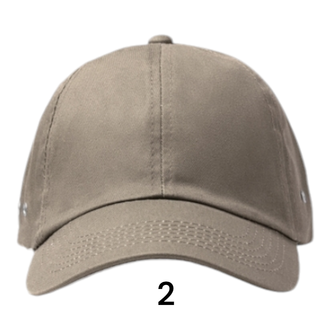 Ref. 7012 - Terra - Chapéu de 6 painéis e 2 olhos metálicas em cada lado