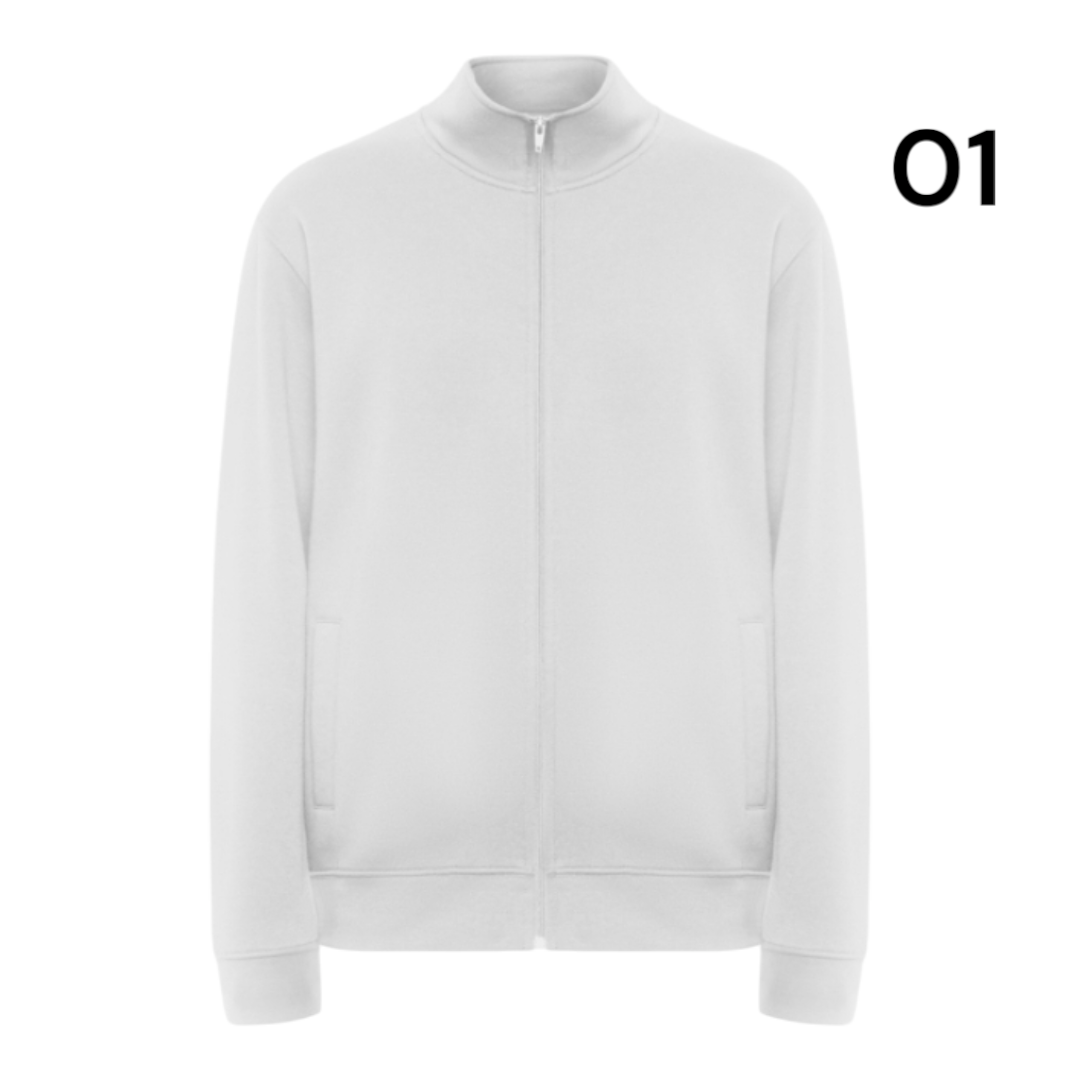 Ref. 6439 - Ulan - Sweat com gola alta com fecho no mesmo tom
