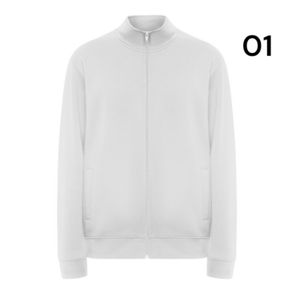 Ref. 6439 - Ulan - Sweat com gola alta com fecho no mesmo tom