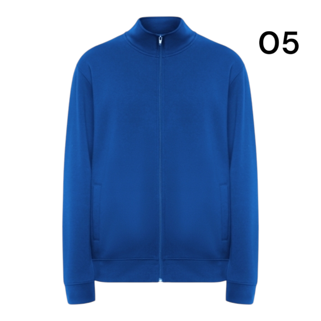 Ref. 6439 - Ulan - Sweat com gola alta com fecho no mesmo tom