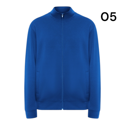 Ref. 6439 - Ulan - Sweat com gola alta com fecho no mesmo tom