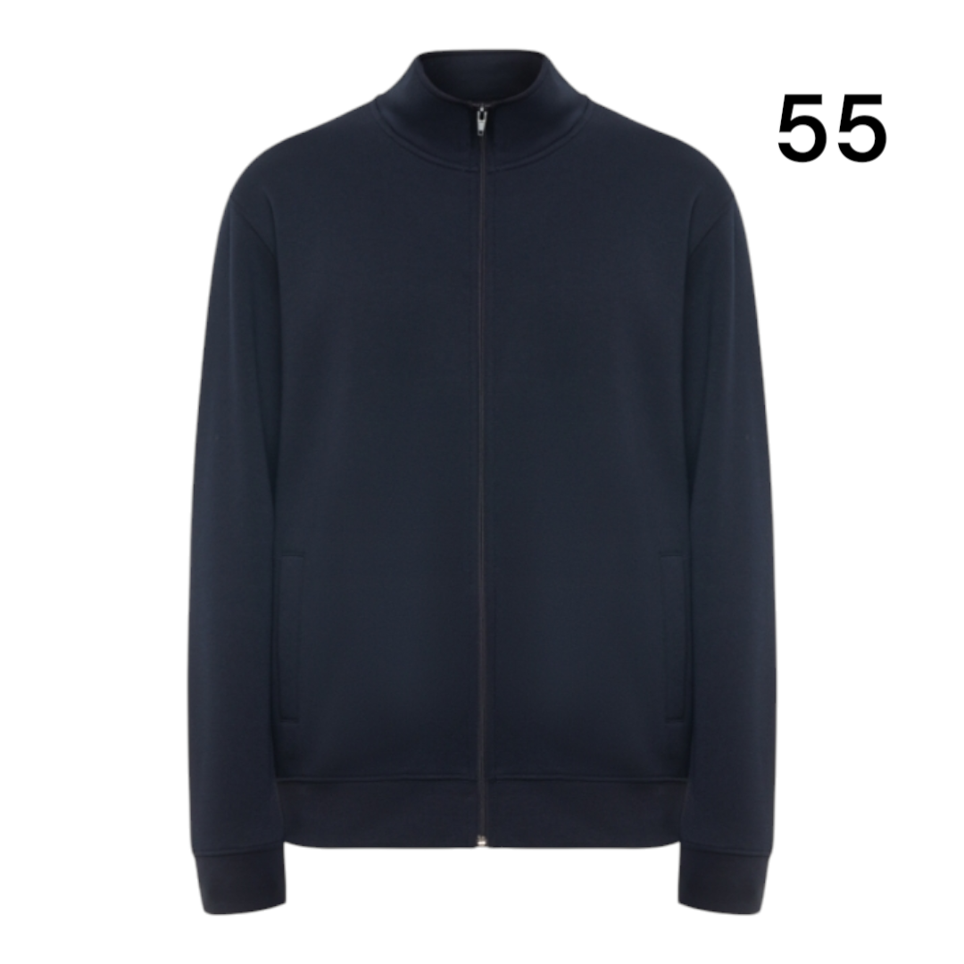 Ref. 6439 - Ulan - Sweat com gola alta com fecho no mesmo tom