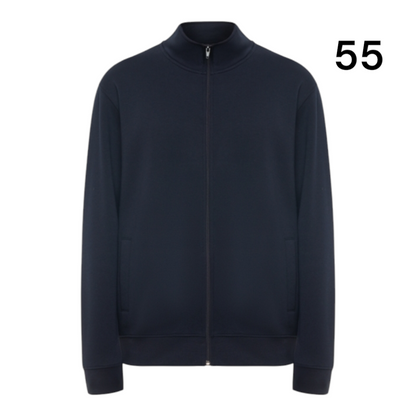 Ref. 6439 - Ulan - Sweat com gola alta com fecho no mesmo tom