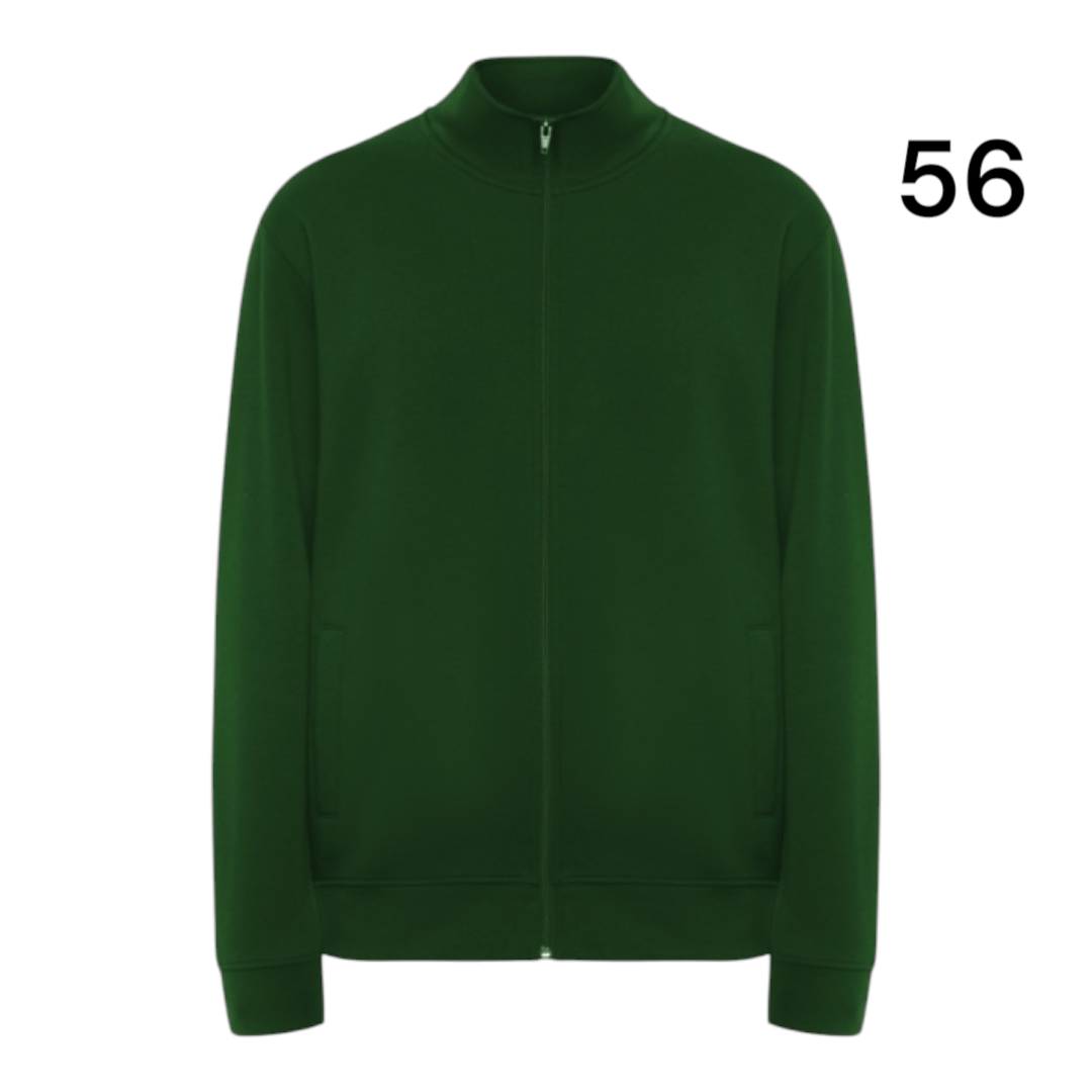 Ref. 6439 - Ulan - Sweat com gola alta com fecho no mesmo tom