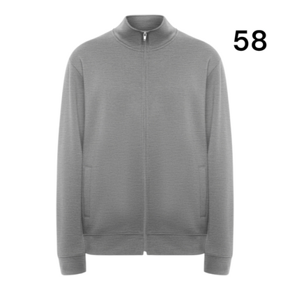 Ref. 6439 - Ulan - Sweat com gola alta com fecho no mesmo tom