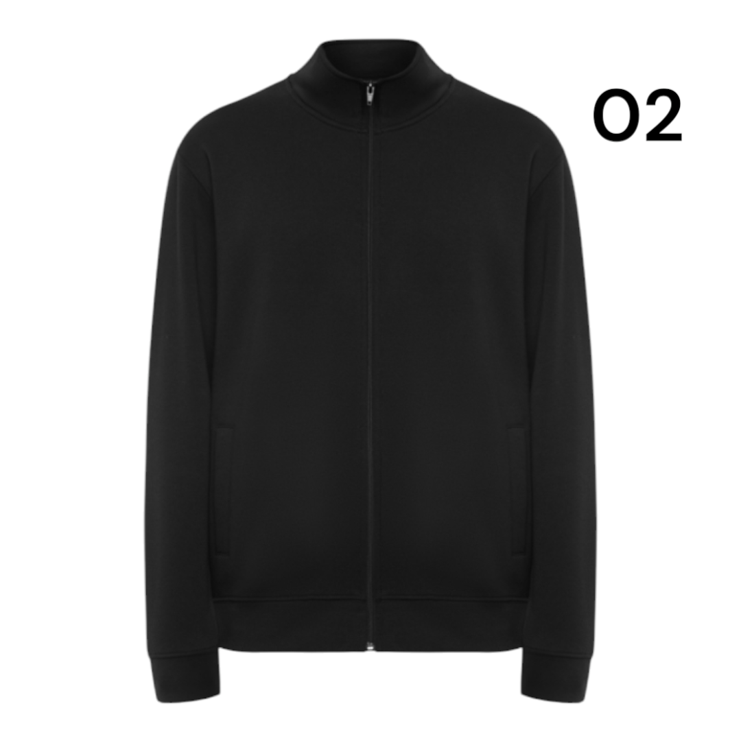 Ref. 6439 - Ulan - Sweat com gola alta com fecho no mesmo tom