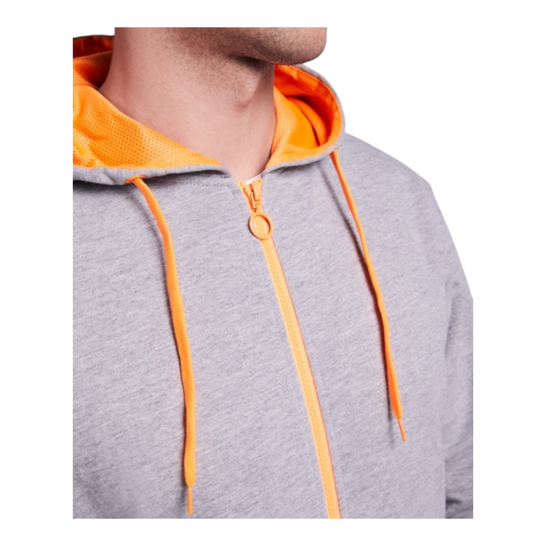 Ref. 1105 - Fuji - Casaco em pelúcia não cardada com capuz
