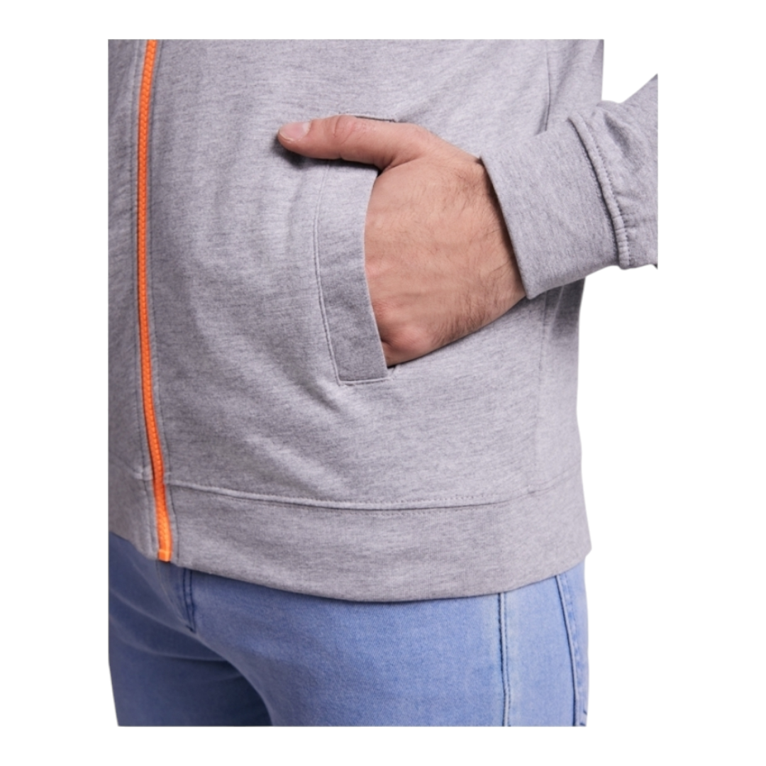 Ref. 1105 - Fuji - Casaco em pelúcia não cardada com capuz