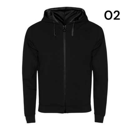 Ref. 1105 - Fuji - Casaco em pelúcia não cardada com capuz
