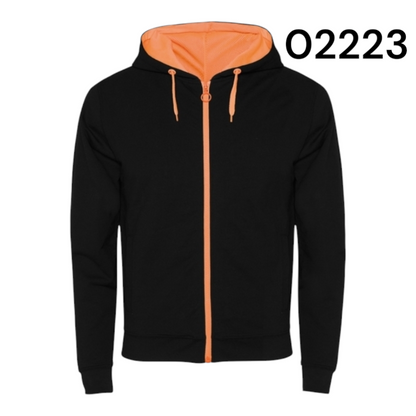 Ref. 1105 - Fuji - Casaco em pelúcia não cardada com capuz