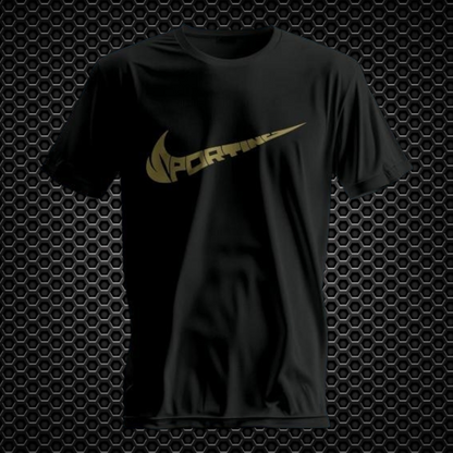 Sporting - T-shirt Preta