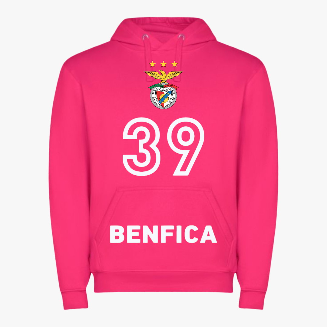 Benfica - Sweat-shirt com capuz - Rosa