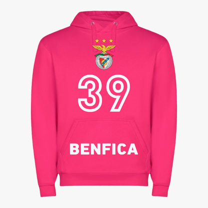 Benfica - Sweat-shirt com capuz - Rosa