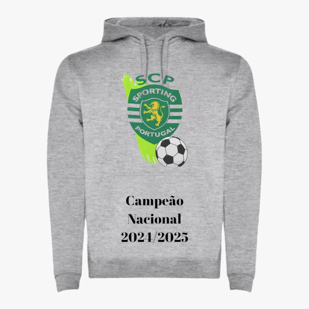 Sporting - Sweat-shirt com capuz - Cinza