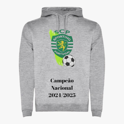 Sporting - Sweat-shirt com capuz - Cinza