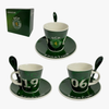 Sporting - Conjunto chávena com colher e pires café