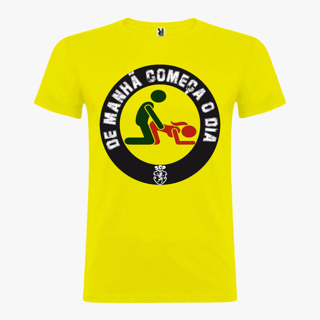 Sporting - T-shirt Amarela