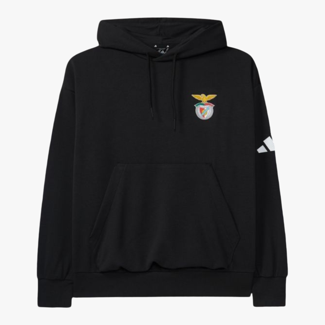 Benfica - Sweat-shirt com capuz - Preta