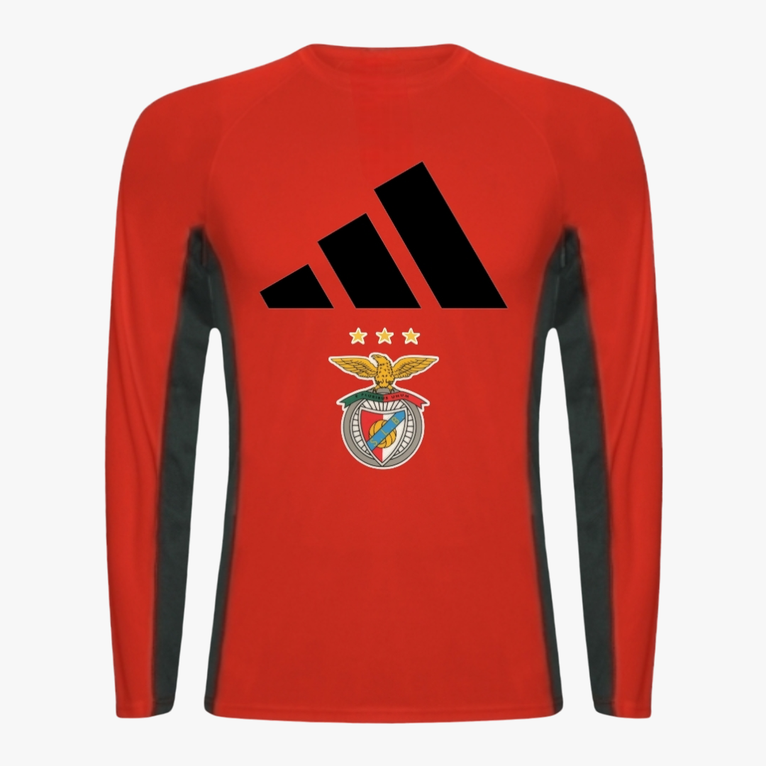 Benfica - Camisola técnica de manga comprida raglan
