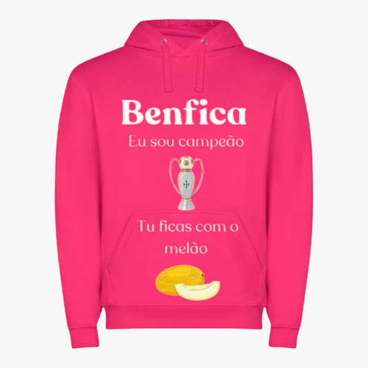 Benfica - Sweat-shirt com capuz - Rosa