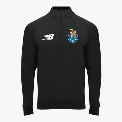 Porto - Camisola de treino , manga raglan e meio fecho