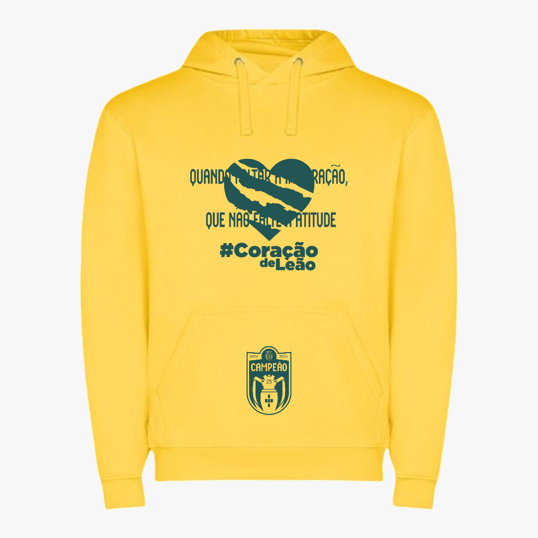 Sporting - Sweat-shirt com capuz - Amarela
